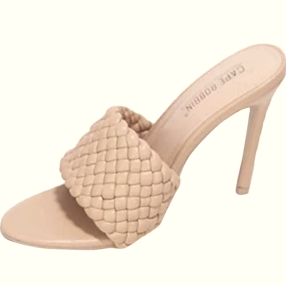 Cape Robbins Anson Sexy Woven Heel Size 9 New